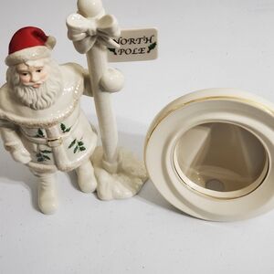 Lenox Cream Santa Figurine